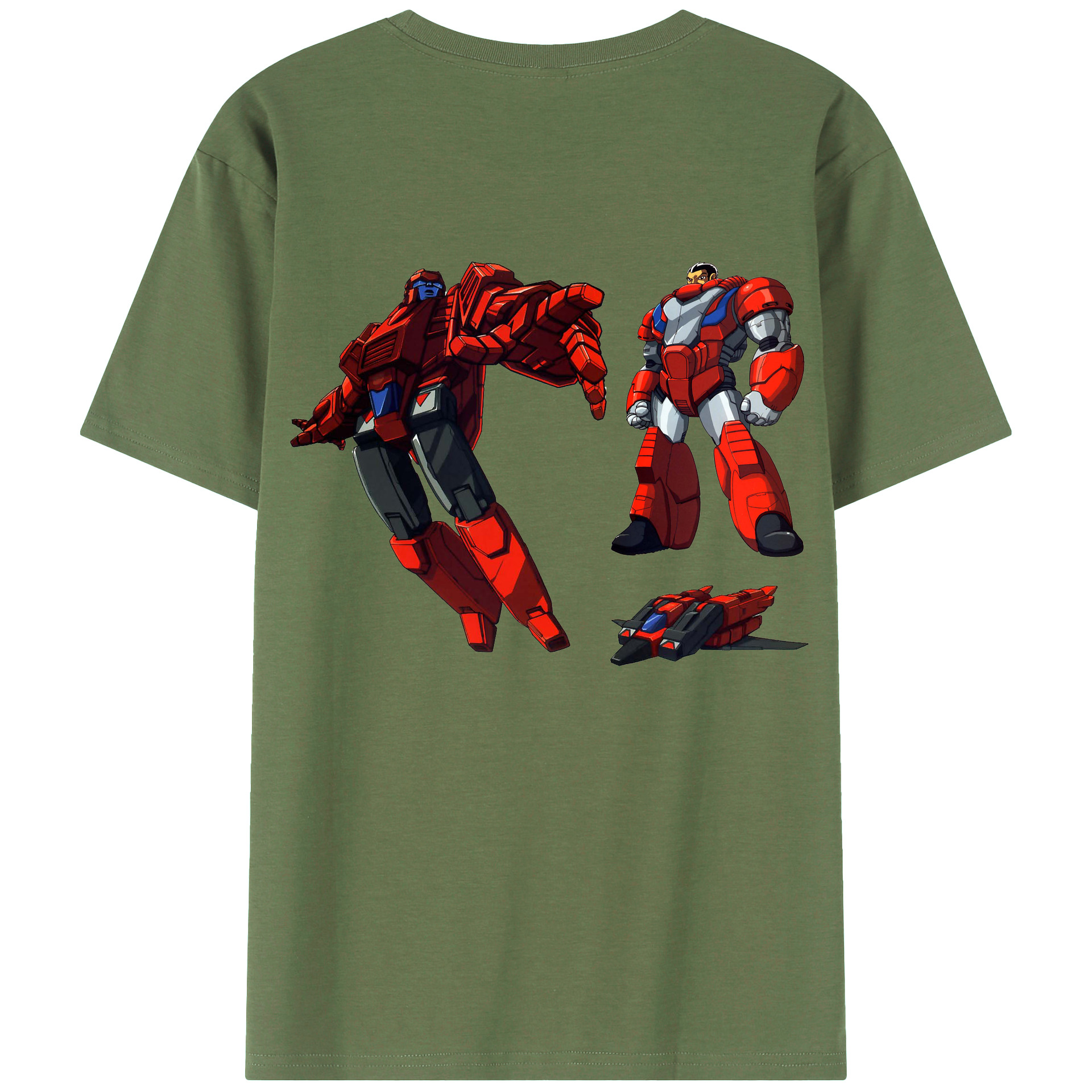 （画像用）  綿100％ メンズ半袖Tシャツ（バックプリント） 通気性